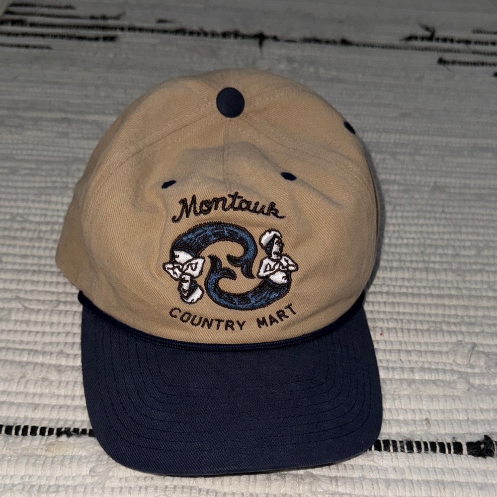 Tan and Navy Cap Montauk country mart